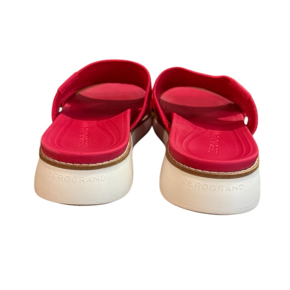 Cole Haan Zerogrand Global Stitchlite Slide Sandals Red Women’s Size 6.5 - Picture 2 of 8